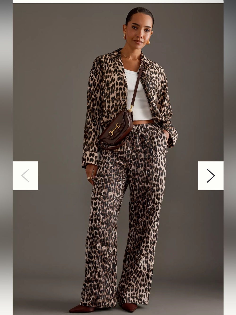 Baum und Pferdgarten Nalana Leopard Wide-Leg Trousers